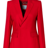 Red blazer front