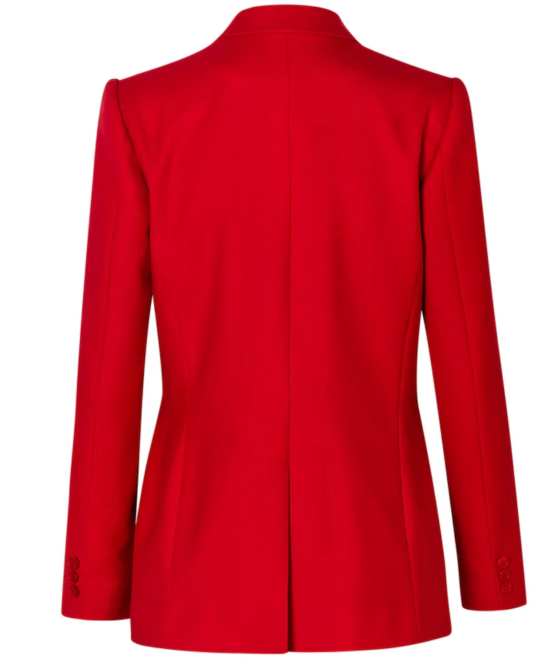 red blazer back