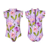 Lavender Orchid Alisson One Piece Swimsuit For Girls