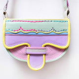 Pastels Mini Crossbody Carriel Bag for Women and Kids