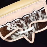 Patent Leather and Cowhide Carriel Belt Bag