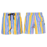 Hammock Stripe Print Swim Shorts For Men